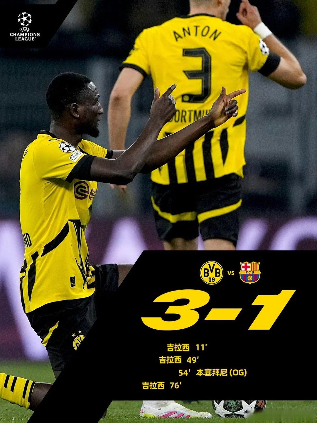 关于多特蒙德遭遇失利,晋级形势岌岌可危的信息 关于多特蒙德遭遇失利,晋级形势岌岌可危的信息